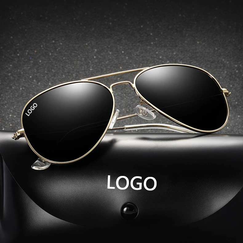 New Design Fashion Trend High Quality Colorful Oversized Metal Frame Polarized UV400 TAC Sun Glasses Outdoor Driving Sunglasses