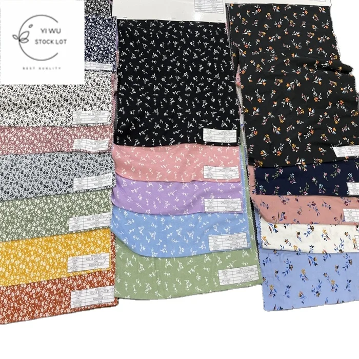 Хорошо продаваемая Высококачественная вискозная, вискозная и Модальная цветочная ткань для одежды, в наличии