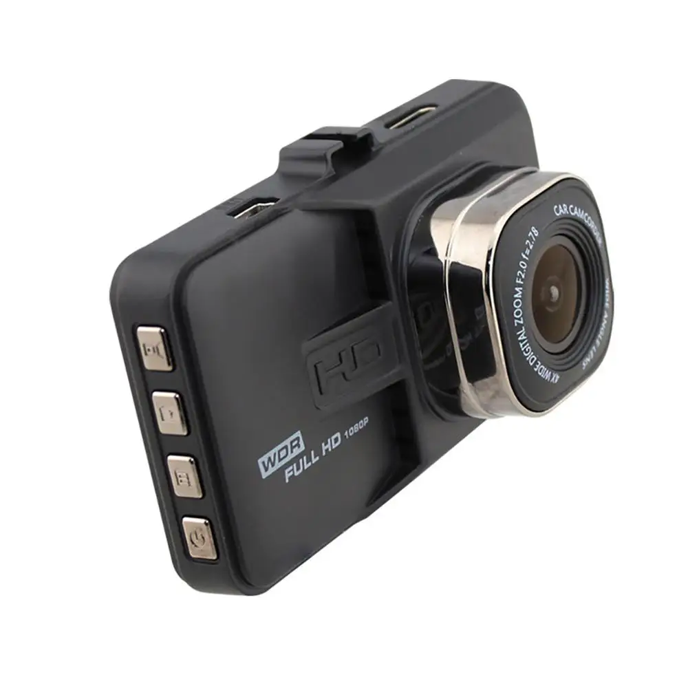 Car Driving Recorder Full HD 1080P Camera Recorder Car DVR Camera 90/170 Degree Wide Angle Parking Monitoring Dash Camera