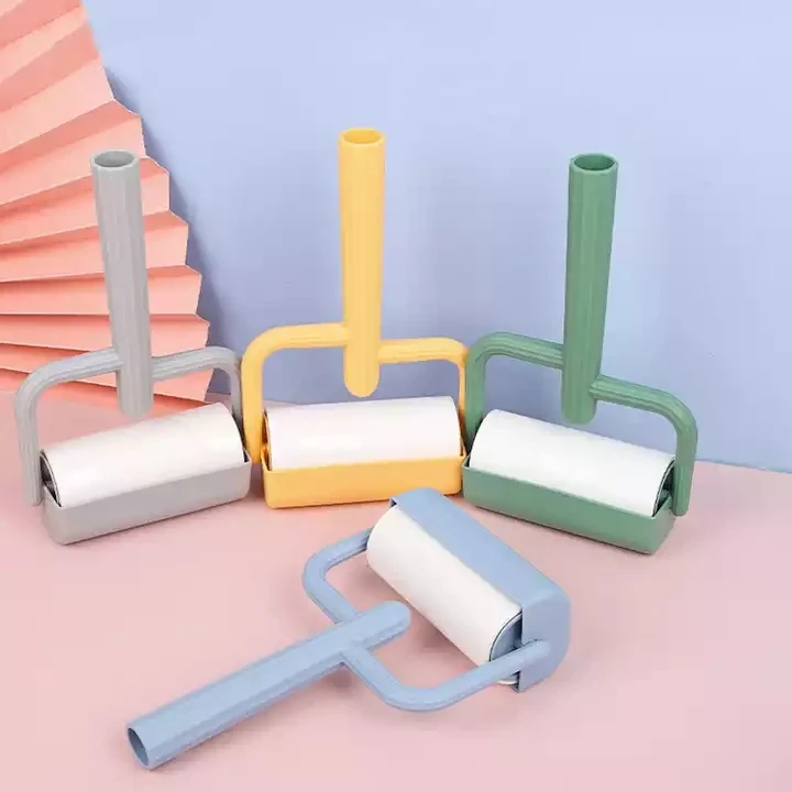 Removable Household Dog Cat Hair Cleaning Brushes Reusable Pet Lint Roller Sticky Hair Device