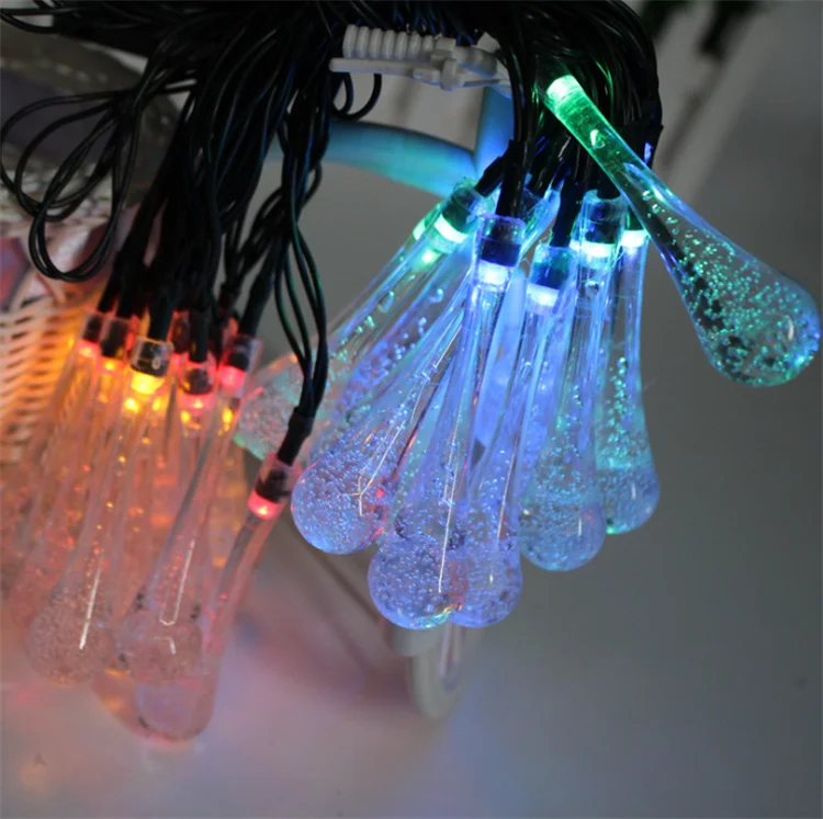 Светодиодная гирлянда на солнечной батарее в форме хрустального шара