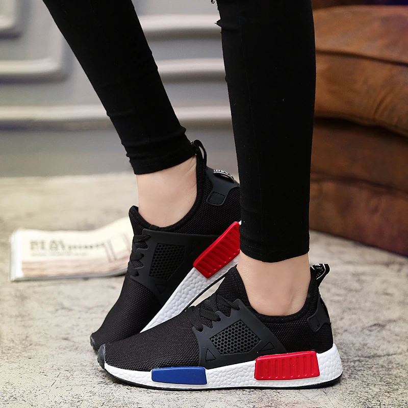 
Factory High Quality Brand Logo Custom Breathable Lightweight NMD Running Shoes 