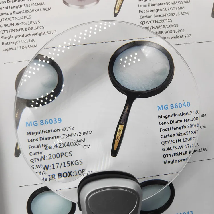 Desktop Metal Hose LED Magnifier MG5B-3 Tube Led Magnifier Magnifying Glass