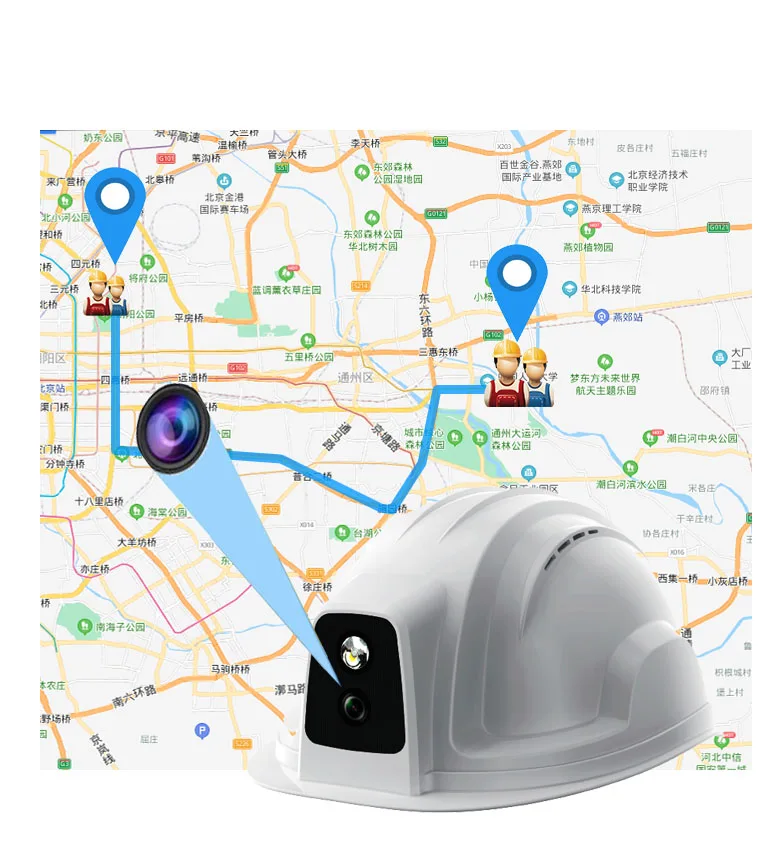 4g wifi helmet camera 1080P hard hats construction hard hat safety helmet wifi video recorder