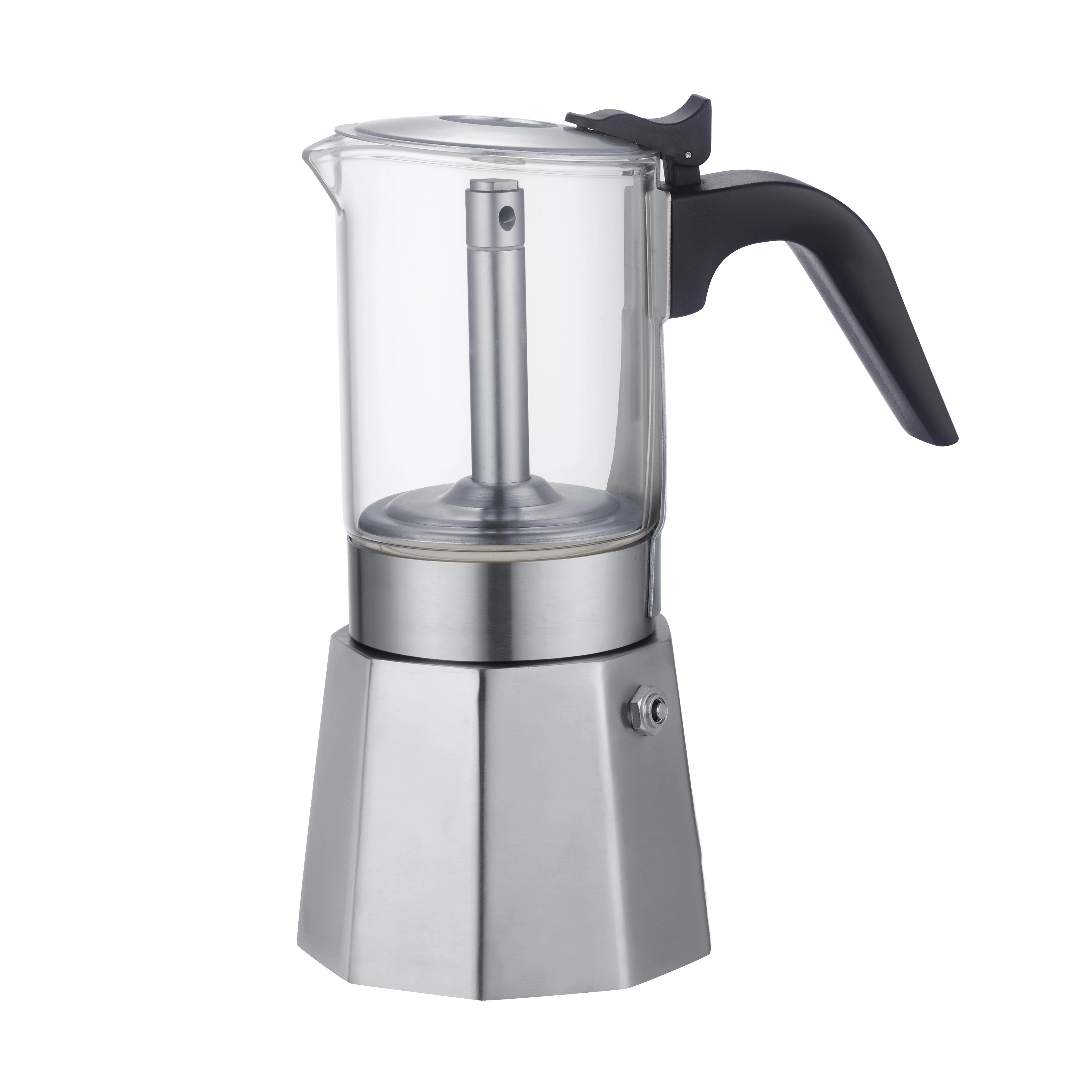 160 мл 240 360 высокоборосиликатного стекла Moka горшок для нержавеющей стали кофейник стеклянный