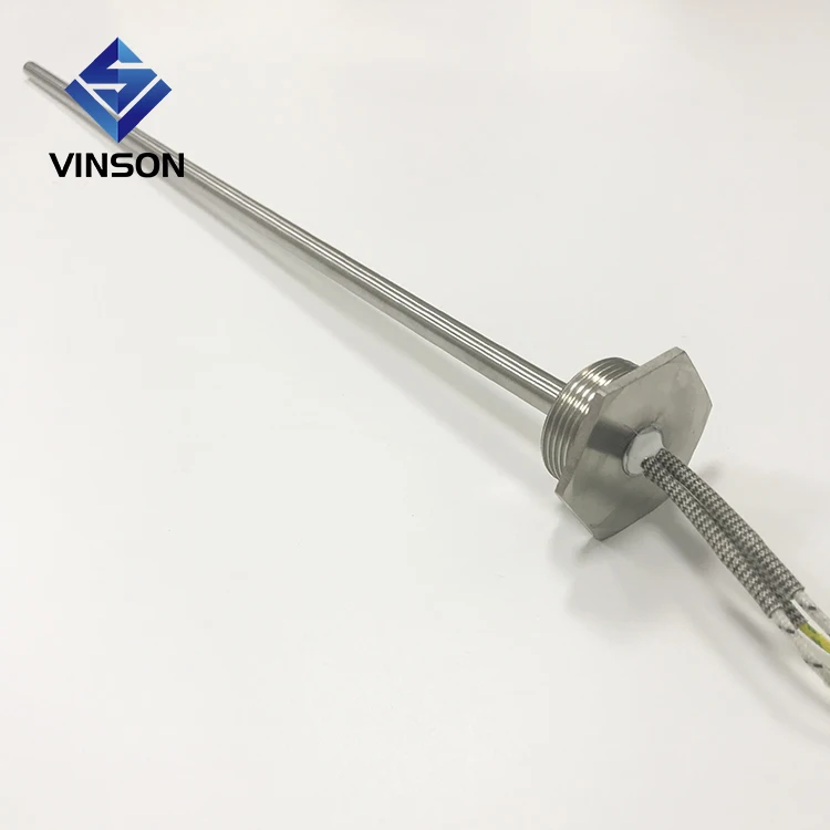 Vinson Manufacturer screw SUS fitting cartridge heater rod type heaters with NPT BSP thread for liquid or air