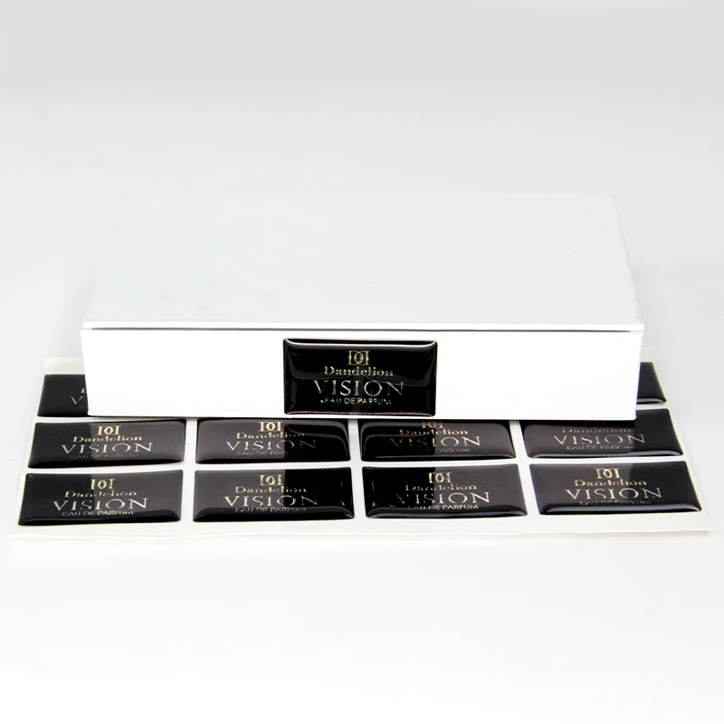 Custom logo  Adhesive Car Logo Printing Resin clear Label Dome Make 3D Epoxy Sticker