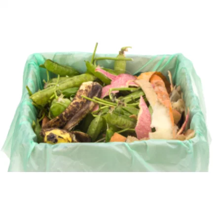 Custom PLA PBAT Eco Friendly 100%  Compostable Garbage Bags