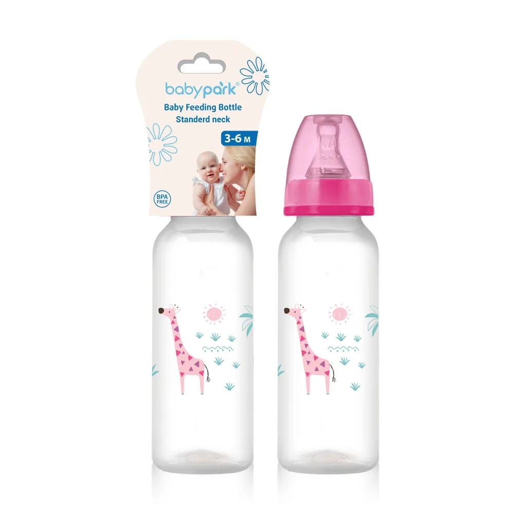 Manufacturer wholesale BPA free PP plastic baby milk feeding bottle