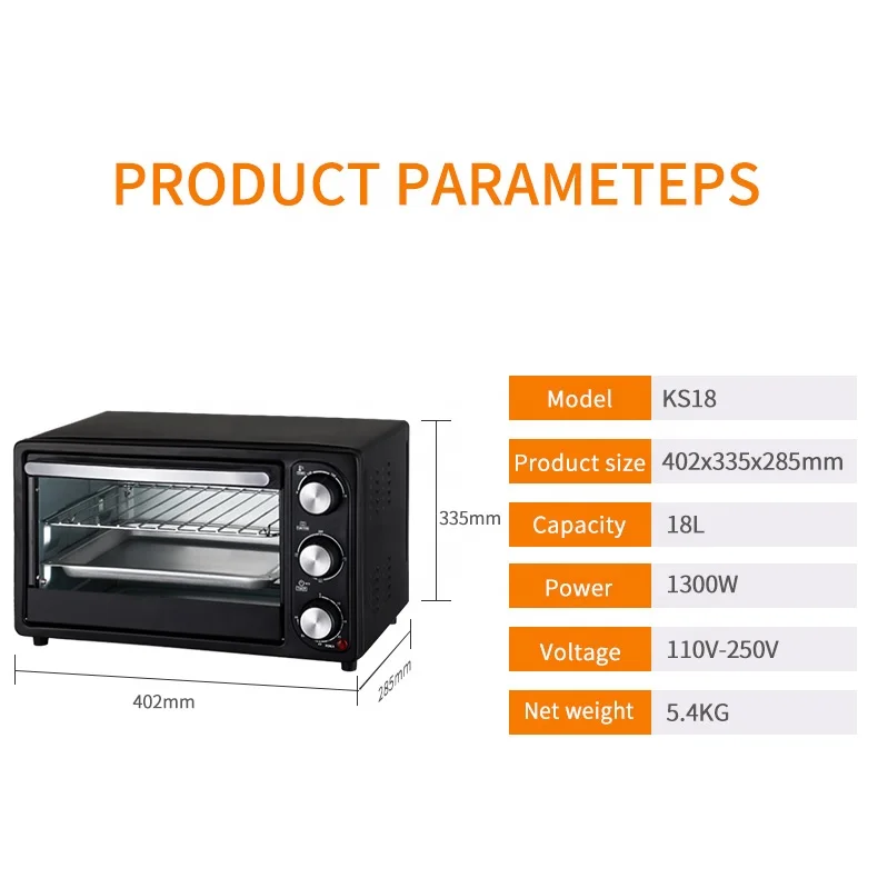 Easy To Operate  Mini Electric Ovens Home Kitchen Small Baking Appliances Pizza Oven Electric Home Use