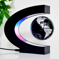 Good-quality Wholesale C shape levitating globe magnetic floating world globe