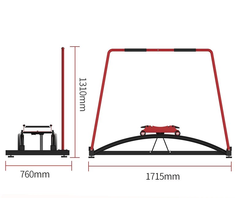 Cardio Fitness Equipment Indoor Exercise Skiing Simulator Ski Machine Ski Simulator