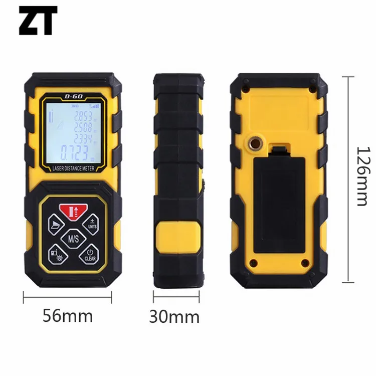 
80M Laser Range Finder Build Measure Device Digital Ruler High Precision Distance Meter 