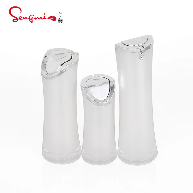 15ml/30ml/50ml Customized Acrylic Luxury Lotion Bottle Set Serum Bottle for skincare Packaging