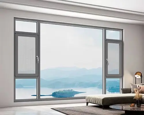 Professional Design Customized Double Glazed Window Aluminum Casement Windows With Screen