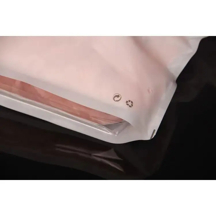 Custom Matte/frosted Biodegradable Plastic Packaging Zipper Bags,T Shirt Swimwear Zip Lock Clothing Bags With Logo
