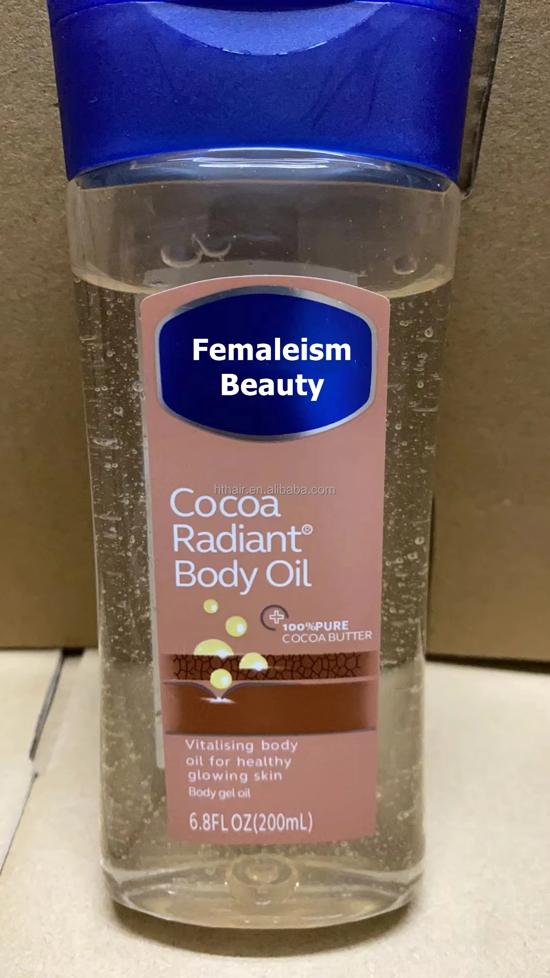 top Quality Intensive Care Cocoa Radiant Body Gel Oil For Sale VITAMIN B3 Body Oil Moisturizing Body Skin Care oil