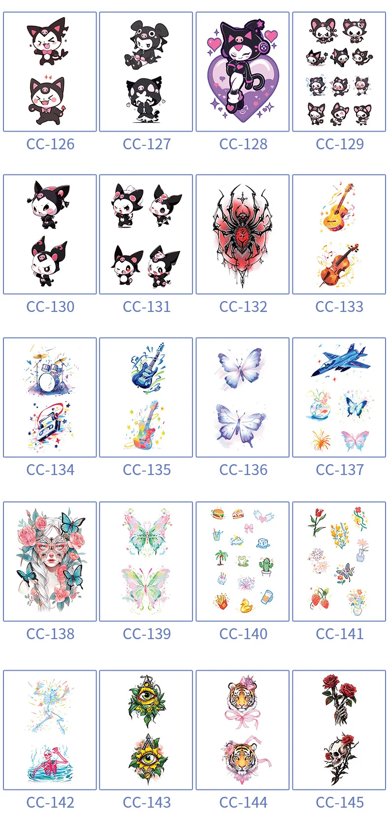 WenShen Fashionable New Style Men Leg Shoulder Arm Temporary Tattoo Stickers For Body