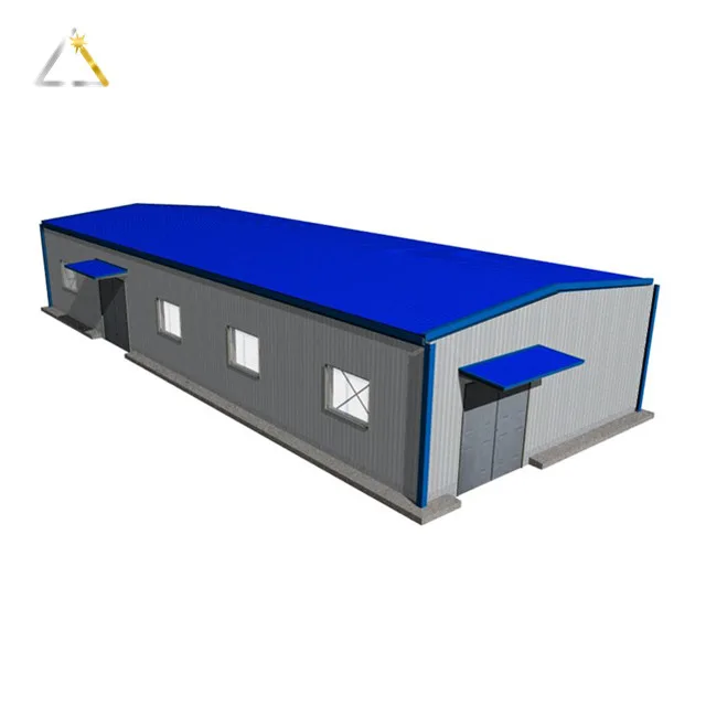 Building Size 27.5mx10.5mx5.0m(eave height) Steel Structure Shed Storage Garage Hangar Warehouse Workshop Building