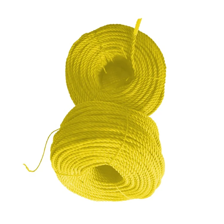 Factory Wholesale High Tenacity PE Polyester Nylon Polypropylene Plastic Twisted Braided Baler Thread Line Twine Fishing Rope