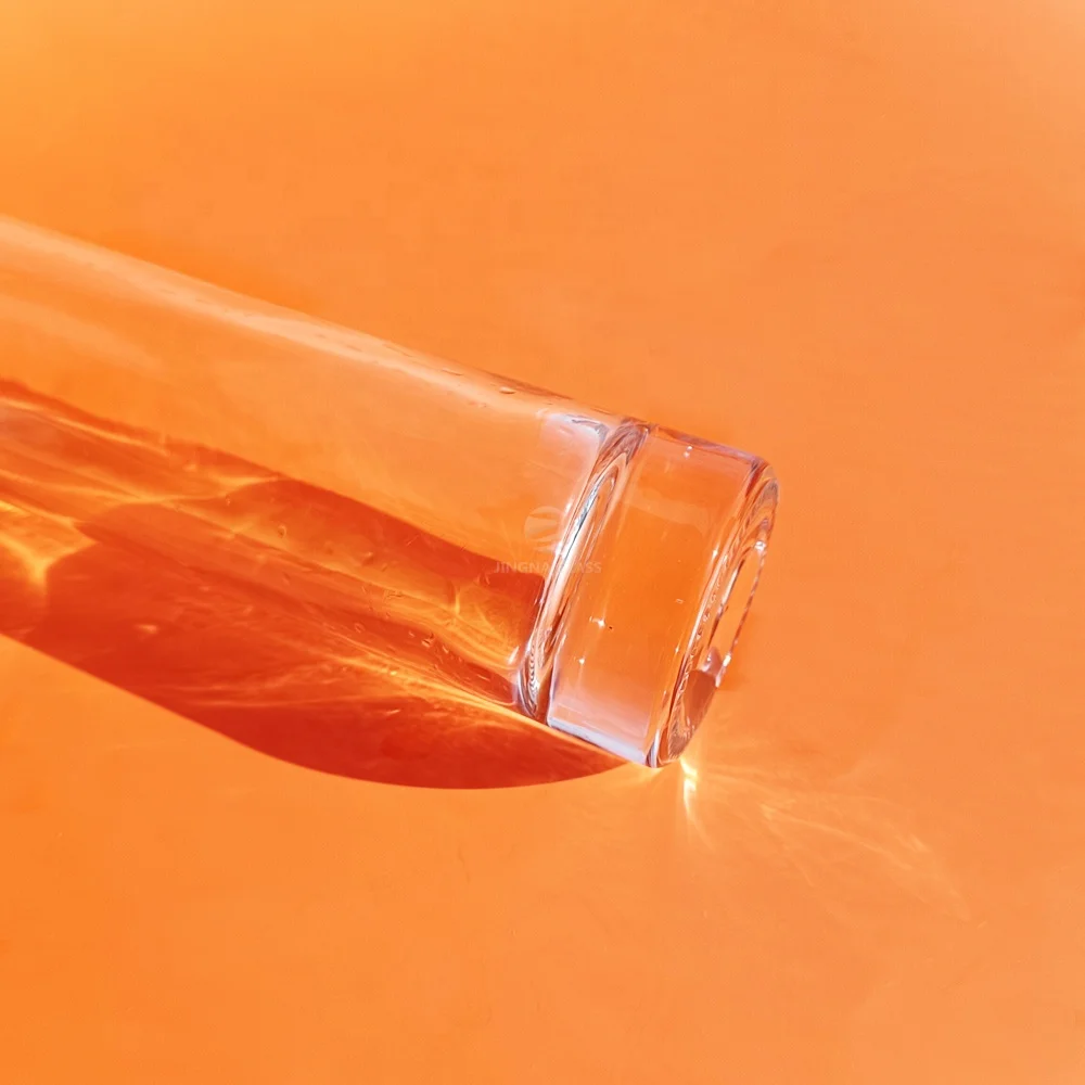 Long and thin shape 500ml 700ml 750ml whisky vodka gin glass bottle for distillery