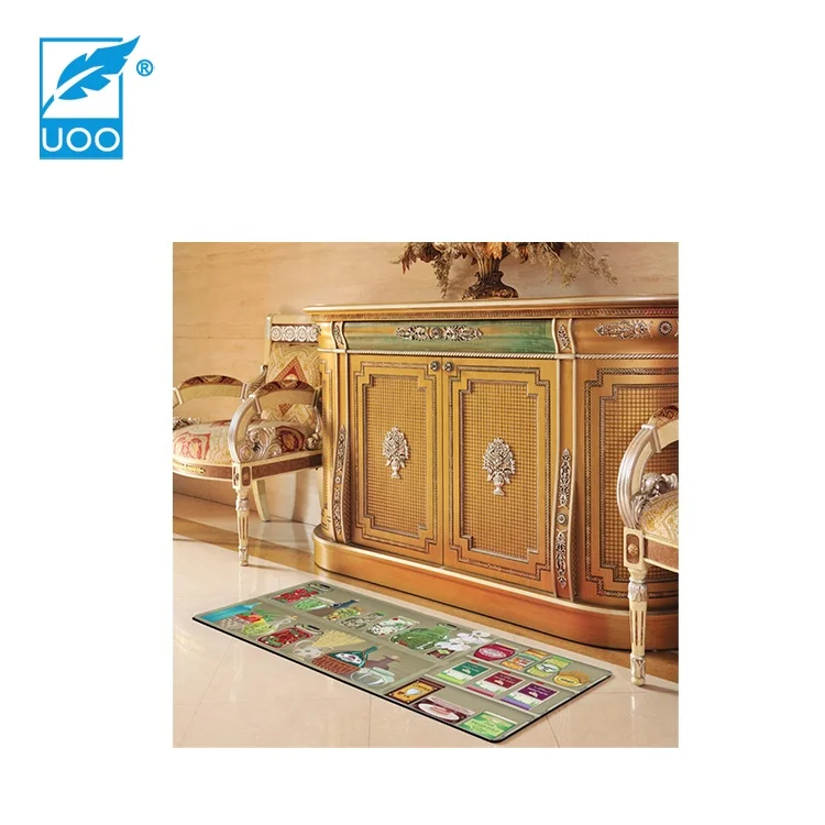 UOO Neoprene Waterproof Large Floor Mat with Customized Patterns