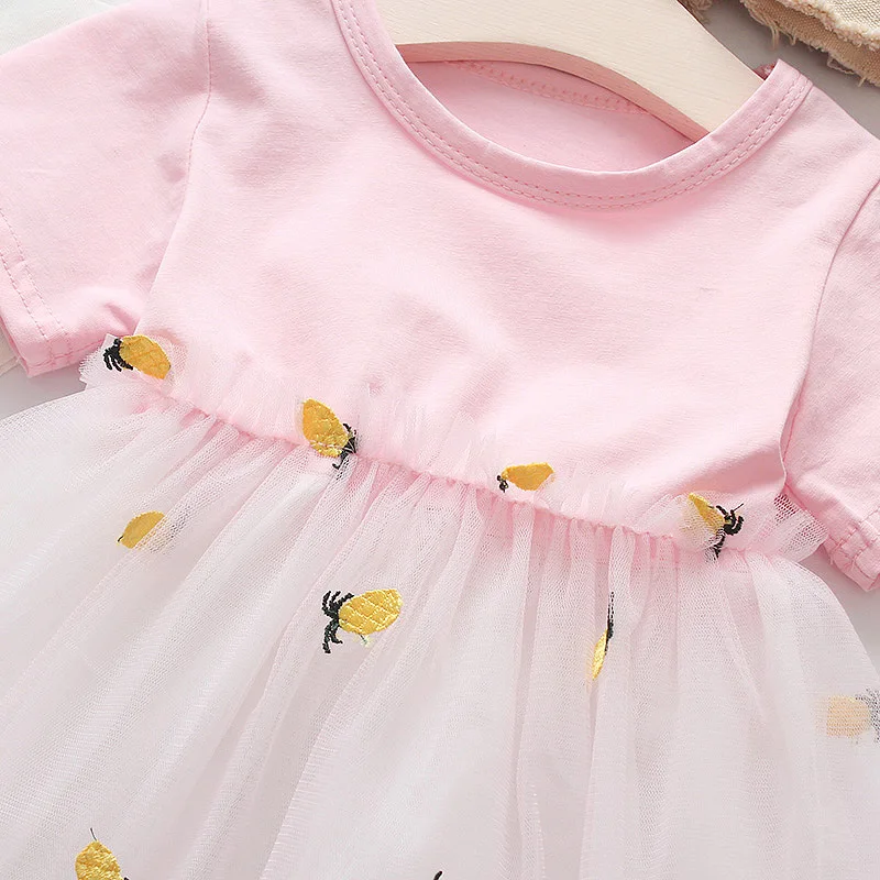 Wholesale cotton smocked kids dress baby princess girls summer dresses