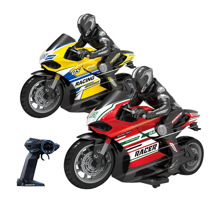 Four way high speed racing wireless remote control motorcycle stunt drift four-drive electric toy remote control car