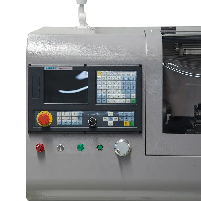CNC210/400 Mini CNC lathe processing metal turning cnc lathe benchtop CNC lathe