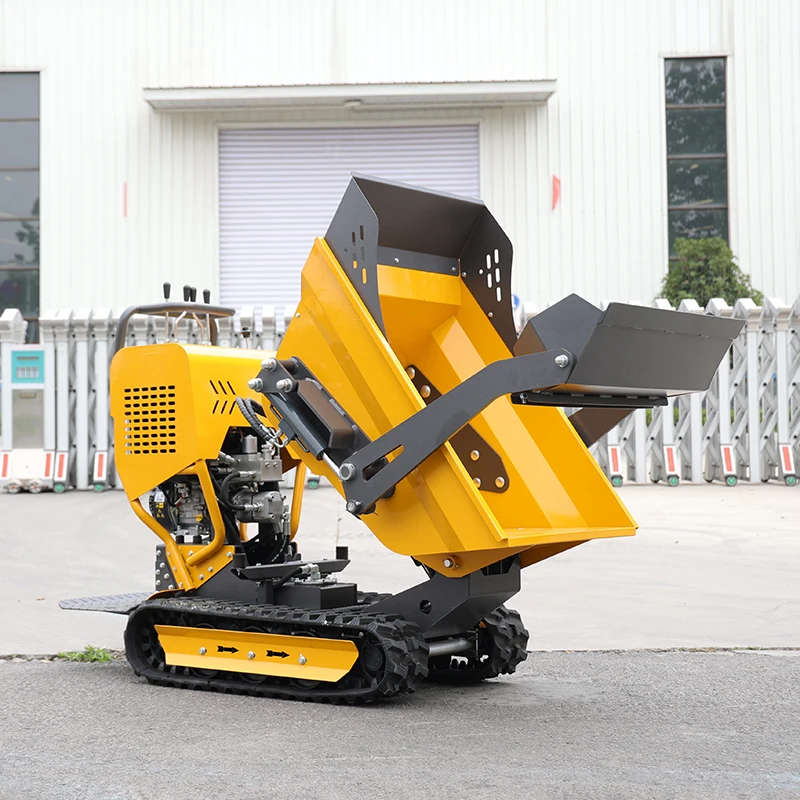 Mini 300kg 500kg 0.5ton hydraulic motor Dumper Crawler with gasoline engine