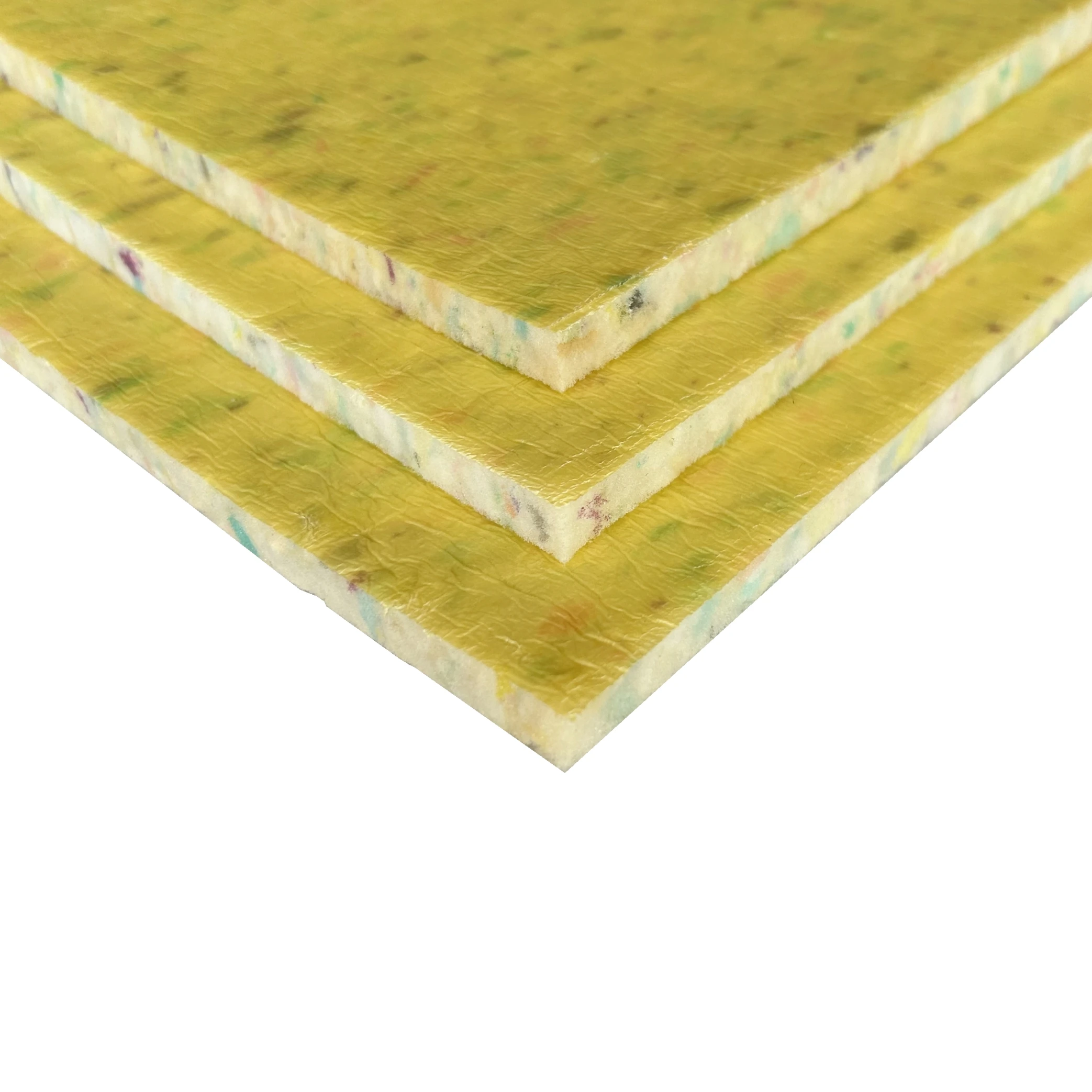 9mm Surface covered with PE film and non-woven fabric recycled sponge carpet underlay for under carpet