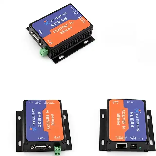 2023 USR-TCP232-300 RS232 RS485 Serial to Ethernet TCP IP server converter