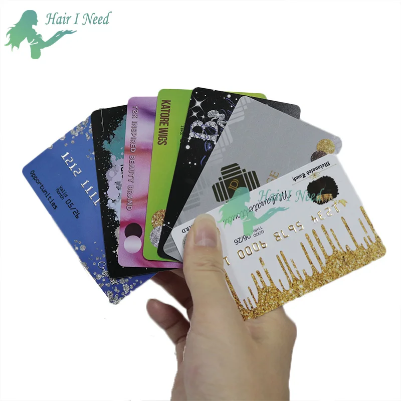 personal customized plastic material business card glossy royal VIP card