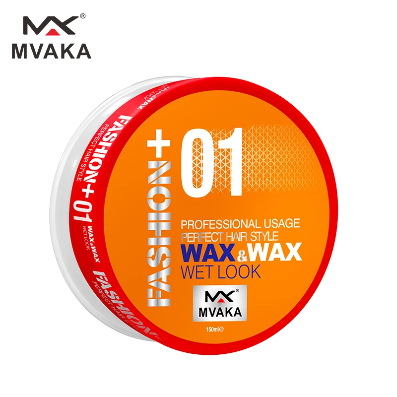 Mvaka private label oem fashion manufacturer professional eyebrow female styling menorganic  aqua strong hold jojoba hair wax