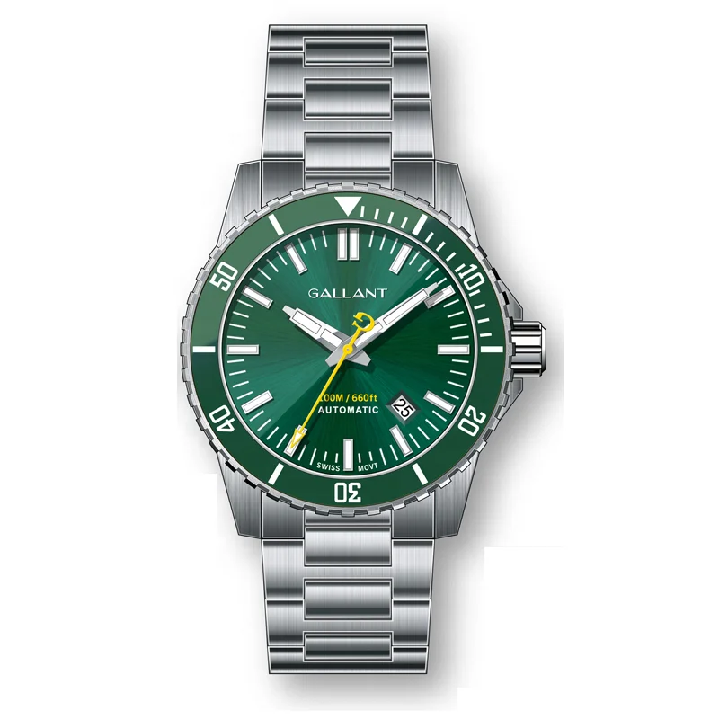 oem watch manufacturers custom superluminova bgw9 ceramic bezel/dial 20 atm nh35 automatic mechanical movement dive watch