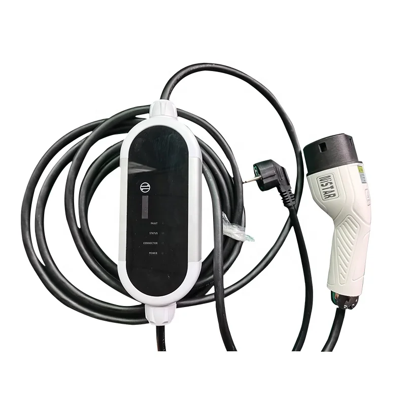 
Outdoor & Indoor Portable Current Switching EV Charging Station 230v 1 Phase Current Adjustable 8A 10A 13A 16A AC EV Charger 