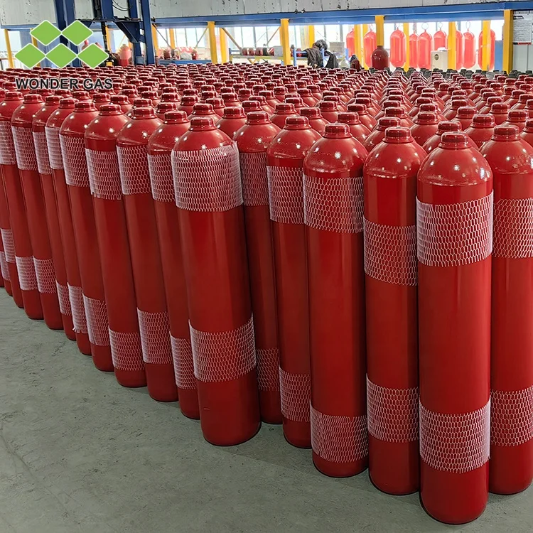 Wonder Gas Factory Direct Supply 267mm DNV 68L ISO CO2 Gas Tank High Pressure CO2 Cylinder for Fire Fighting System