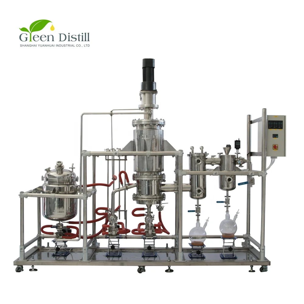 
In Stock YMD-5S Stainless Steel Wiped Film Evaporator for CBD Oil Separation and Purification 