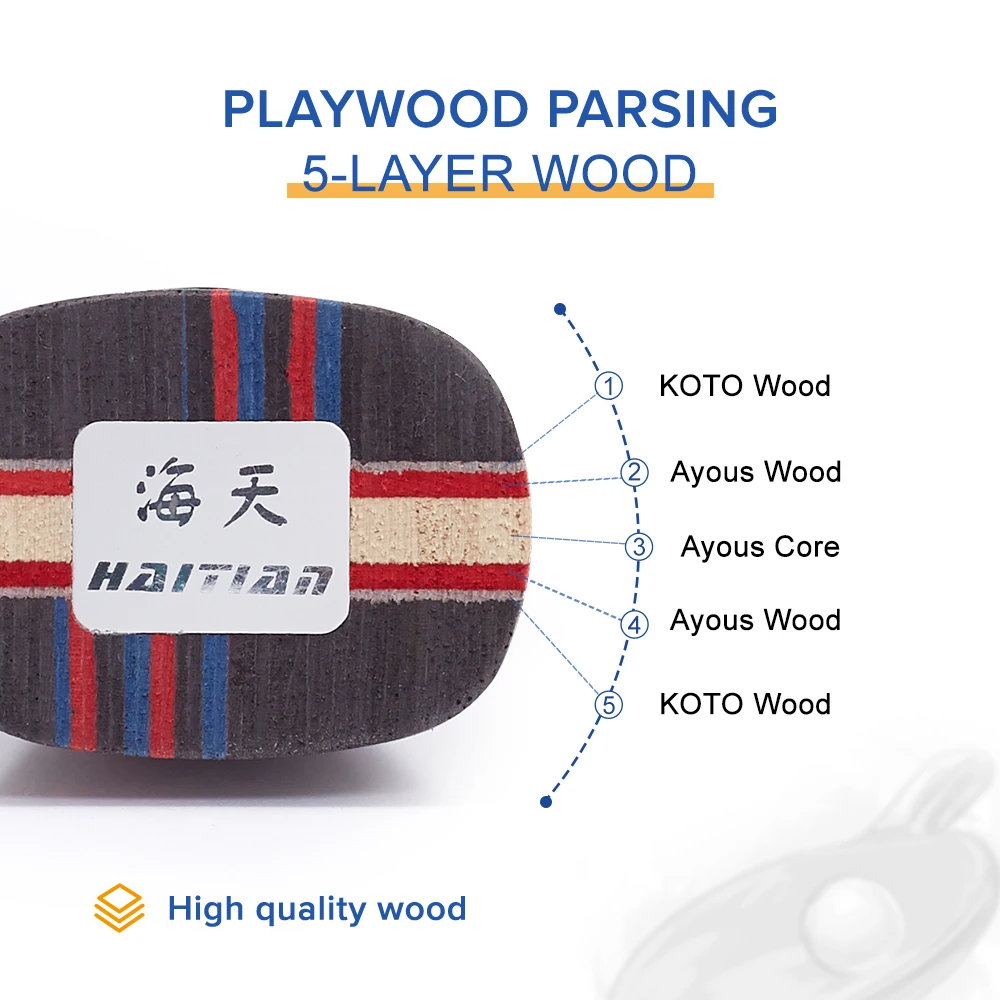 table tennis racket soleplate professional straight horizontal bat table tennis board