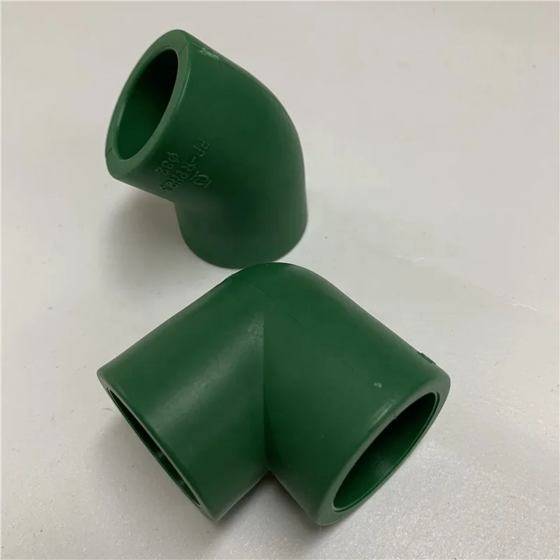 High quality customized 100% raw material 20mm to 160mm green color ppr pipe fitting