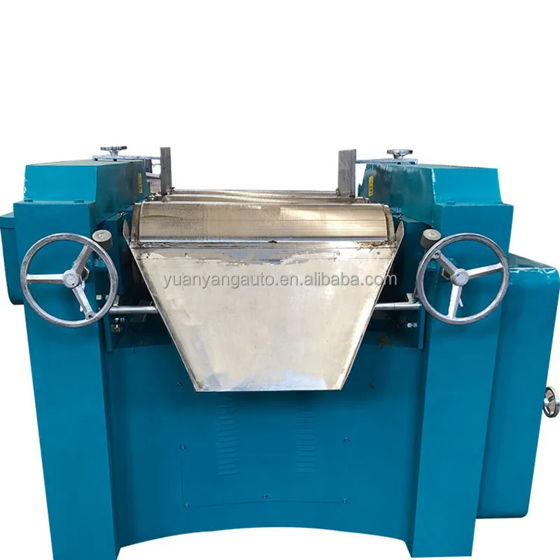 Oil paint Grinding Triple Roll mill Three 3 roller Machine for Offset ink/Lipstic/Soap/Plastic/Ceramic/Rubber/Pigment paste