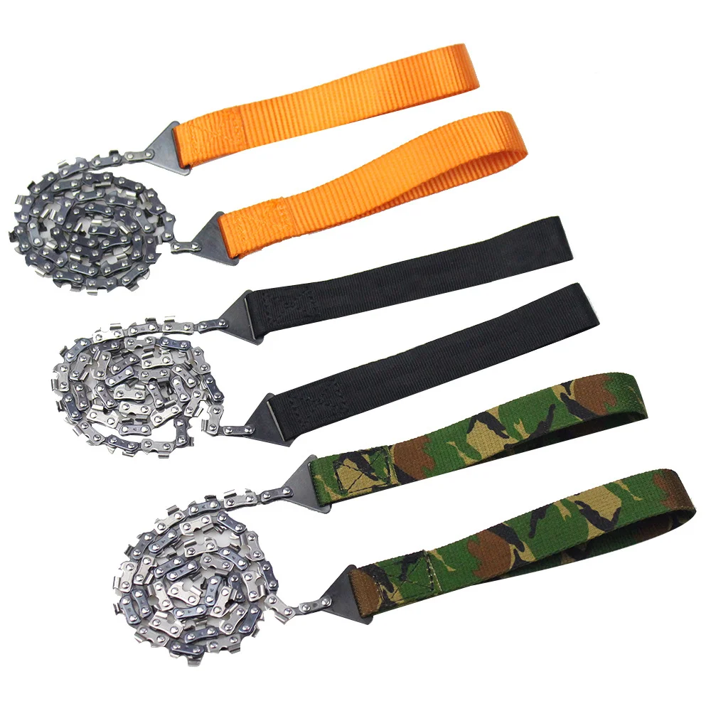 Outdoor Wood Hand Chain Saw Pocket Handel Chain Saw 24 inch Mini Portable Chain Saws