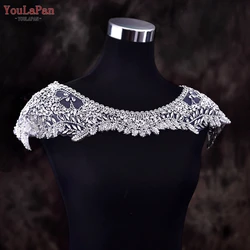 YouLaPan SG37 High Quality Rhinestone Woman Shrug Luxury Dress Shoulder Decoration Party Evening Dress Shawl