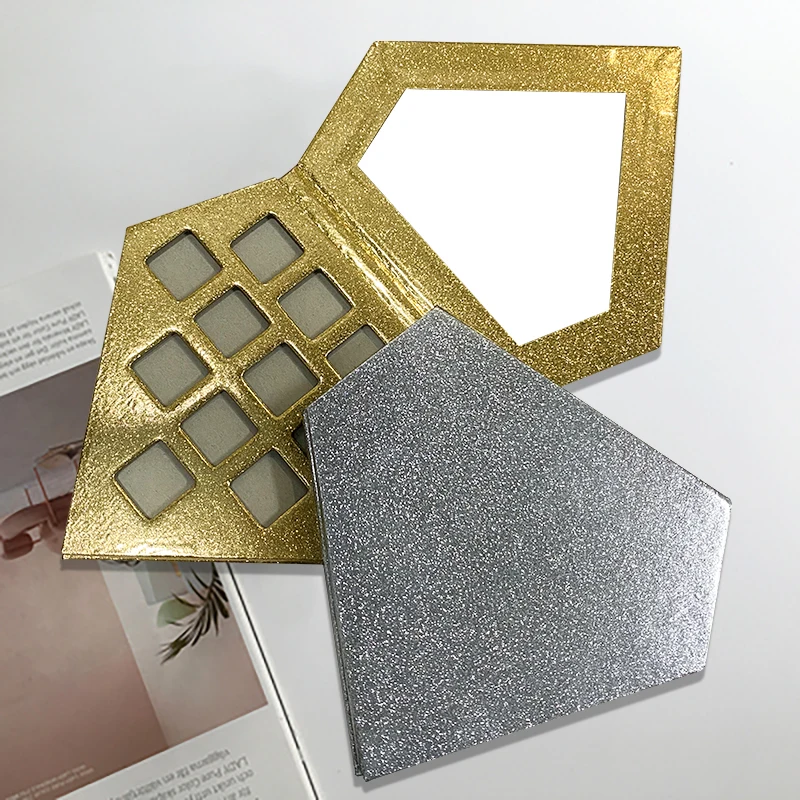 Wholesale makeup make your own brand private label glitter custom eyeshadow palette OEM/ODM