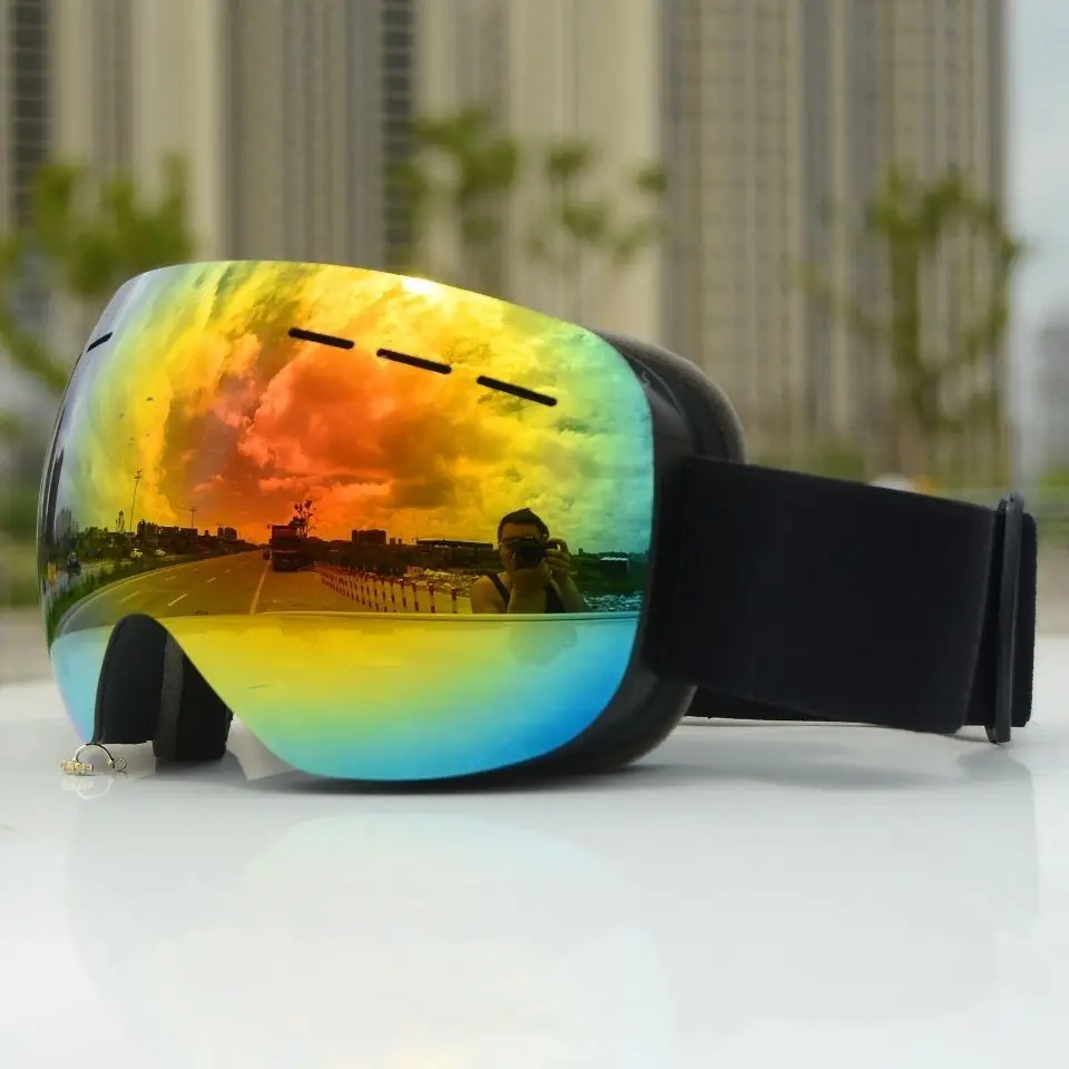 Hot Sale Manufacture Custom Wholesale Unisex Snowboard Googles Glasses Custom Logo Snow Ski Goggles