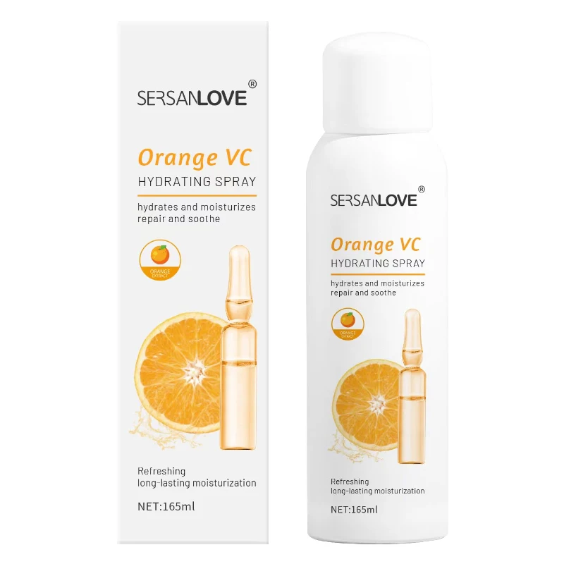 SERSANLOVE New Organic Hydrating Face Toner Spray Vitamin C Long-Lasting Moisturizing Facial Mist Spray With Aloe