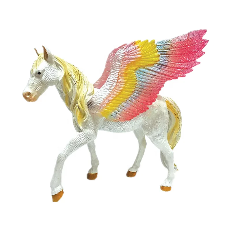 
2021 Cartoon Cute Doll Toy PVC Plastic Action Figure Anime Unicon Statue Craft Decoration Unicorn 