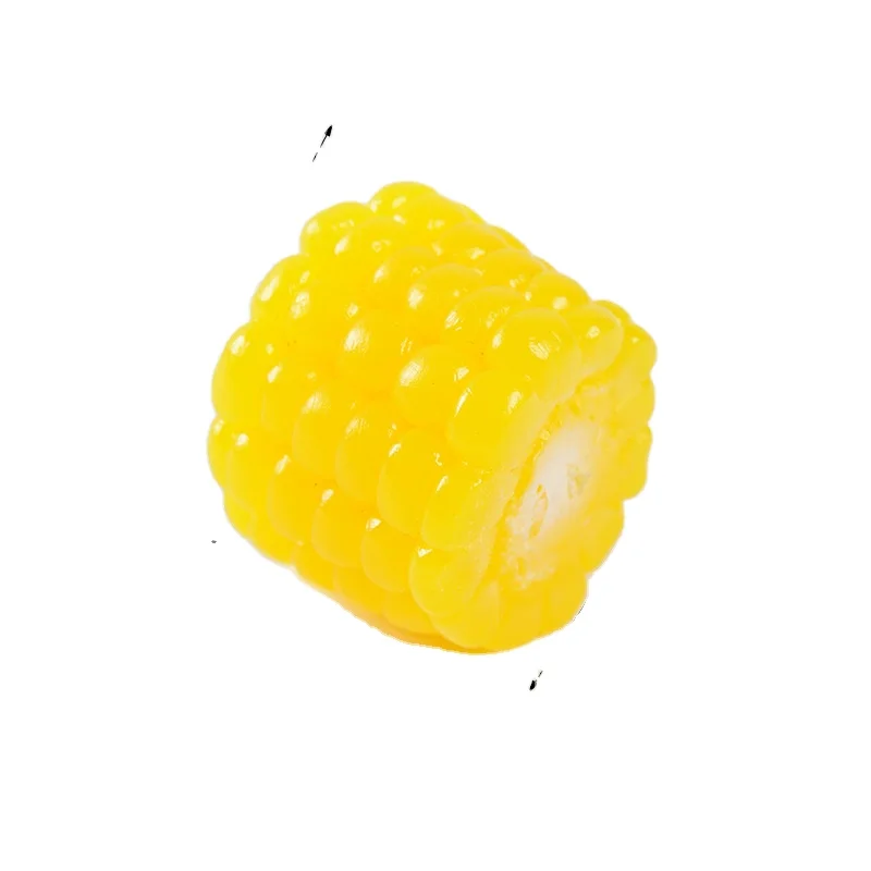 Artificial Corn Block Fake Corn PVC Slices Artificial Vegetable Model for Party Decor Photography Props