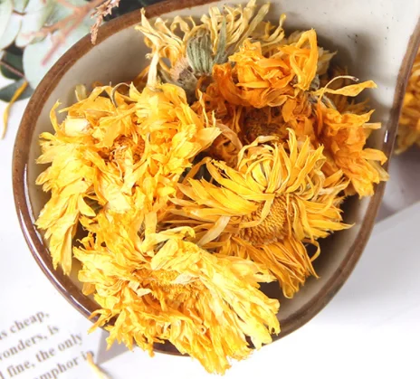 Orange color ground fine marigold powder dried marigold flower powder