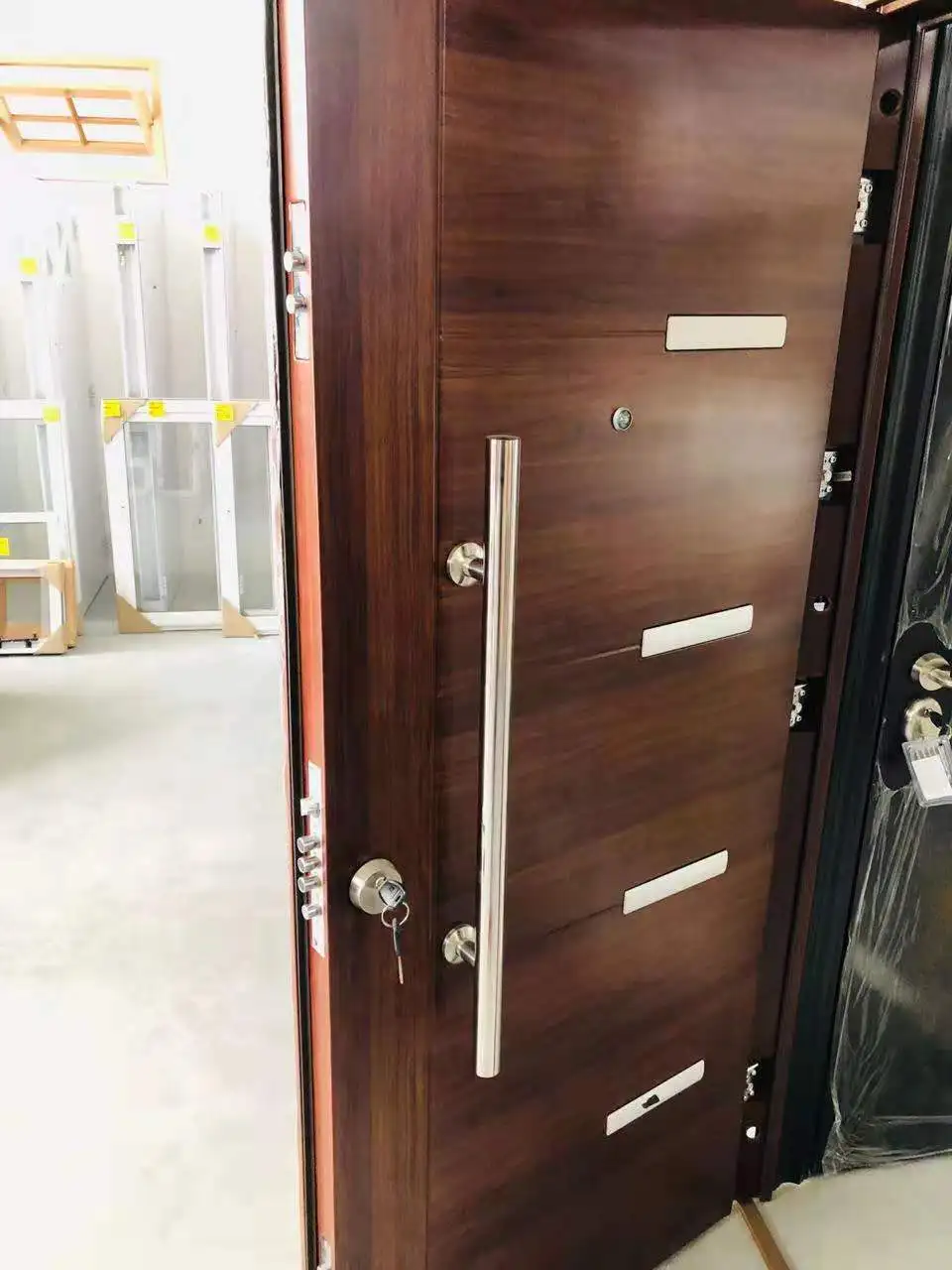 Latest Design Dutch door Style China Supplier Exterior door skin Hot sale Chinese Security Steel door